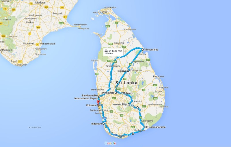 Šrilanka_celotno potovanje